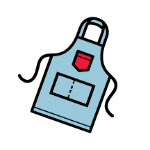 Apron Sticker