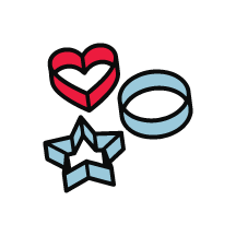 Pastry Cutters Sticker